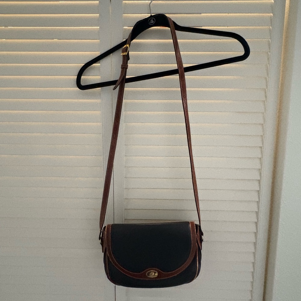 Bally Vintage Two Toned Black and Brown Bag